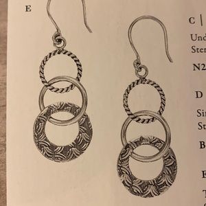 SILPADA TRIPLE THREAT EARRINGS